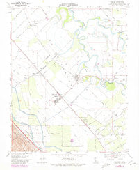 Westley California Historical topographic map, 1:24000 scale, 7.5 X 7.5 Minute, Year 1969