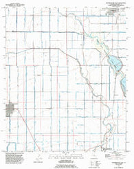 Westmorland East California Historical topographic map, 1:24000 scale, 7.5 X 7.5 Minute, Year 1992