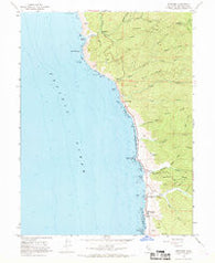 Westport California Historical topographic map, 1:24000 scale, 7.5 X 7.5 Minute, Year 1966