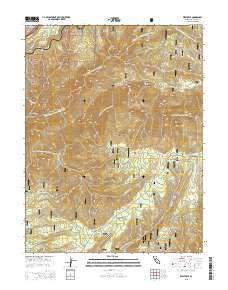 Westville California Current topographic map, 1:24000 scale, 7.5 X 7.5 Minute, Year 2015