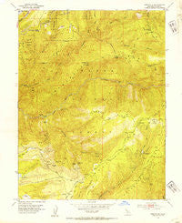 Westville California Historical topographic map, 1:24000 scale, 7.5 X 7.5 Minute, Year 1952