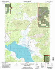 Westwood East California Historical topographic map, 1:24000 scale, 7.5 X 7.5 Minute, Year 1995