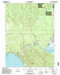 Westwood West California Historical topographic map, 1:24000 scale, 7.5 X 7.5 Minute, Year 1995
