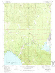 Westwood West California Historical topographic map, 1:24000 scale, 7.5 X 7.5 Minute, Year 1980