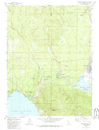 Westwood West California Historical topographic map, 1:24000 scale, 7.5 X 7.5 Minute, Year 1980