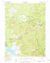 Westwood California Historical topographic map, 1:62500 scale, 15 X 15 Minute, Year 1955