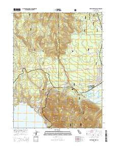 Westwood West California Current topographic map, 1:24000 scale, 7.5 X 7.5 Minute, Year 2015