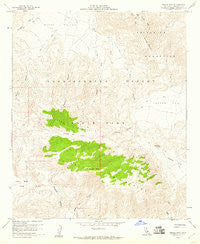 Whale Peak California Historical topographic map, 1:24000 scale, 7.5 X 7.5 Minute, Year 1959