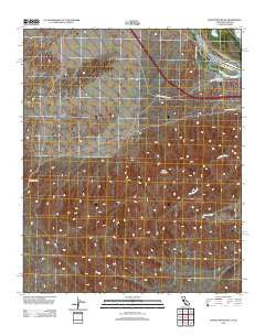 Whale Mountain California Historical topographic map, 1:24000 scale, 7.5 X 7.5 Minute, Year 2012