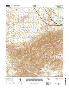 Whale Mountain California Current topographic map, 1:24000 scale, 7.5 X 7.5 Minute, Year 2015