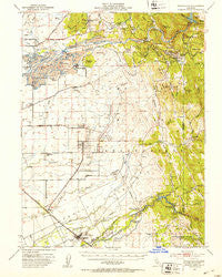 Wheatland California Historical topographic map, 1:62500 scale, 15 X 15 Minute, Year 1949