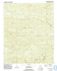 Wheeler Springs California Historical topographic map, 1:24000 scale, 7.5 X 7.5 Minute, Year 1991