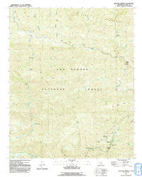 Wheeler Springs California Historical topographic map, 1:24000 scale, 7.5 X 7.5 Minute, Year 1991