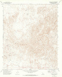 Whipple Mts SW California Historical topographic map, 1:24000 scale, 7.5 X 7.5 Minute, Year 1970