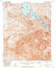 Whipple Mts California Historical topographic map, 1:62500 scale, 15 X 15 Minute, Year 1950