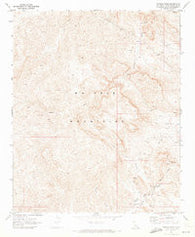 Whipple Wash California Historical topographic map, 1:24000 scale, 7.5 X 7.5 Minute, Year 1970