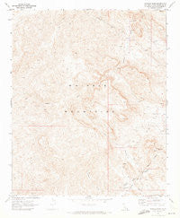 Whipple Wash California Historical topographic map, 1:24000 scale, 7.5 X 7.5 Minute, Year 1970