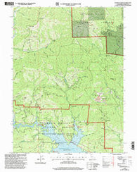 Whiskeytown California Historical topographic map, 1:24000 scale, 7.5 X 7.5 Minute, Year 1998
