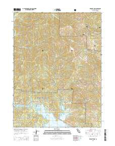 Whiskeytown California Current topographic map, 1:24000 scale, 7.5 X 7.5 Minute, Year 2015