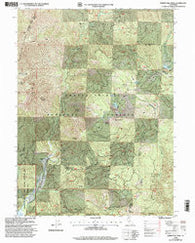 Whisky Bill Peak California Historical topographic map, 1:24000 scale, 7.5 X 7.5 Minute, Year 1998
