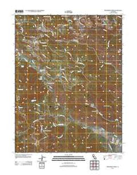 Whispering Pines California Historical topographic map, 1:24000 scale, 7.5 X 7.5 Minute, Year 2012