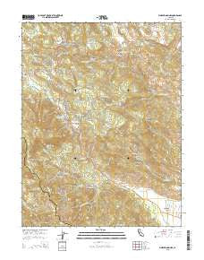 Whispering Pines California Current topographic map, 1:24000 scale, 7.5 X 7.5 Minute, Year 2015