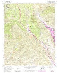Whitaker Peak California Historical topographic map, 1:24000 scale, 7.5 X 7.5 Minute, Year 1958