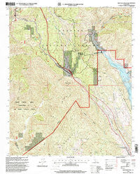 Whitaker Peak California Historical topographic map, 1:24000 scale, 7.5 X 7.5 Minute, Year 1995