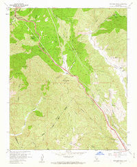 Whitaker Peak California Historical topographic map, 1:24000 scale, 7.5 X 7.5 Minute, Year 1958