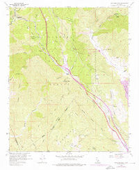 Whitaker Peak California Historical topographic map, 1:24000 scale, 7.5 X 7.5 Minute, Year 1958