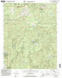 White Chief Mountain California Historical topographic map, 1:24000 scale, 7.5 X 7.5 Minute, Year 2004