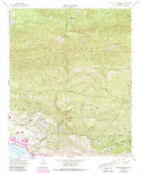 White Ledge Peak California Historical topographic map, 1:24000 scale, 7.5 X 7.5 Minute, Year 1952