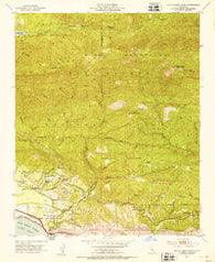 White Ledge Peak California Historical topographic map, 1:24000 scale, 7.5 X 7.5 Minute, Year 1952