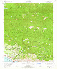 White Ledge Peak California Historical topographic map, 1:24000 scale, 7.5 X 7.5 Minute, Year 1952
