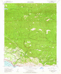 White Ledge Peak California Historical topographic map, 1:24000 scale, 7.5 X 7.5 Minute, Year 1952