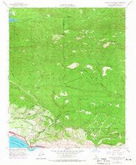 White Ledge Peak California Historical topographic map, 1:24000 scale, 7.5 X 7.5 Minute, Year 1952
