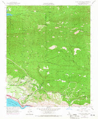 White Ledge Peak California Historical topographic map, 1:24000 scale, 7.5 X 7.5 Minute, Year 1952