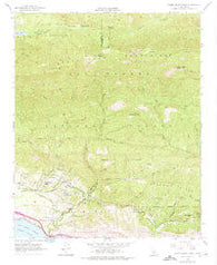 White Ledge Peak California Historical topographic map, 1:24000 scale, 7.5 X 7.5 Minute, Year 1952