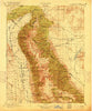 White Mountain California Historical topographic map, 1:125000 scale, 30 X 30 Minute, Year 1917