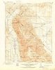 White Mountain California Historical topographic map, 1:125000 scale, 30 X 30 Minute, Year 1917
