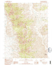 White Mtn. Peak California Historical topographic map, 1:24000 scale, 7.5 X 7.5 Minute, Year 1987