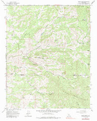 White River California Historical topographic map, 1:24000 scale, 7.5 X 7.5 Minute, Year 1965
