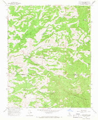 White River California Historical topographic map, 1:24000 scale, 7.5 X 7.5 Minute, Year 1965