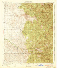 White River California Historical topographic map, 1:62500 scale, 15 X 15 Minute, Year 1936