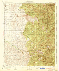 White River California Historical topographic map, 1:62500 scale, 15 X 15 Minute, Year 1936