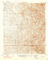 White River California Historical topographic map, 1:62500 scale, 15 X 15 Minute, Year 1936