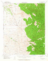 White River California Historical topographic map, 1:62500 scale, 15 X 15 Minute, Year 1952