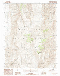 White Top Mtn California Historical topographic map, 1:24000 scale, 7.5 X 7.5 Minute, Year 1988