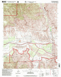White Water California Historical topographic map, 1:24000 scale, 7.5 X 7.5 Minute, Year 1996
