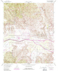 White Water California Historical topographic map, 1:24000 scale, 7.5 X 7.5 Minute, Year 1955